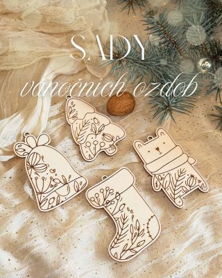 Kouzlo Vánoc začíná u drobných detailů. Naše dřevěné ozdoby přinášejí do domova teplo, vůni dřeva a špetku nostalgie. 💛...